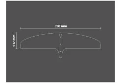 Front Wing 590Y - 650 Cm2 YOUTH FOIL CLASS IKA -Magasin De Kitesurf front wing 590y 650 cm2 youth foil class ika 4